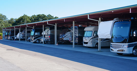  How to safely tow and park your RV at a storage facility