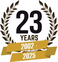 23 year anniversary badge